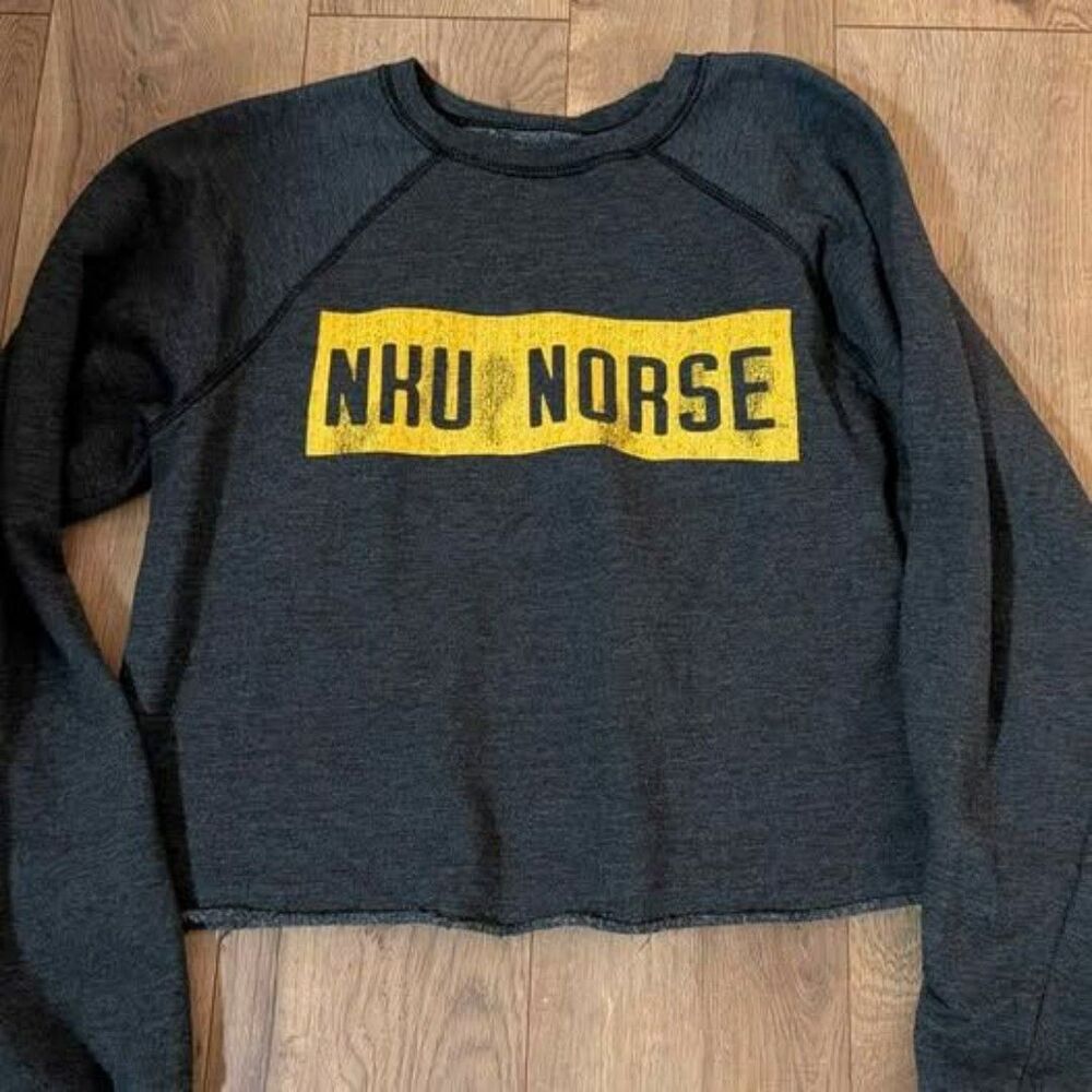 The Original Retro Brand NKU Norse Cropped Sweatshirt X-Small